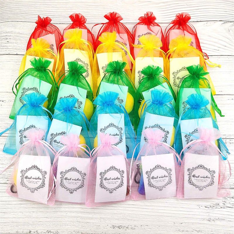 SumDirect 240pcs 4x6 Inch Organza Bags, 20 Colors Sheer Drawstring Gift Bags,Jewelry Pouches Wedding Party Christmas Favor Gift Bags - Image 4